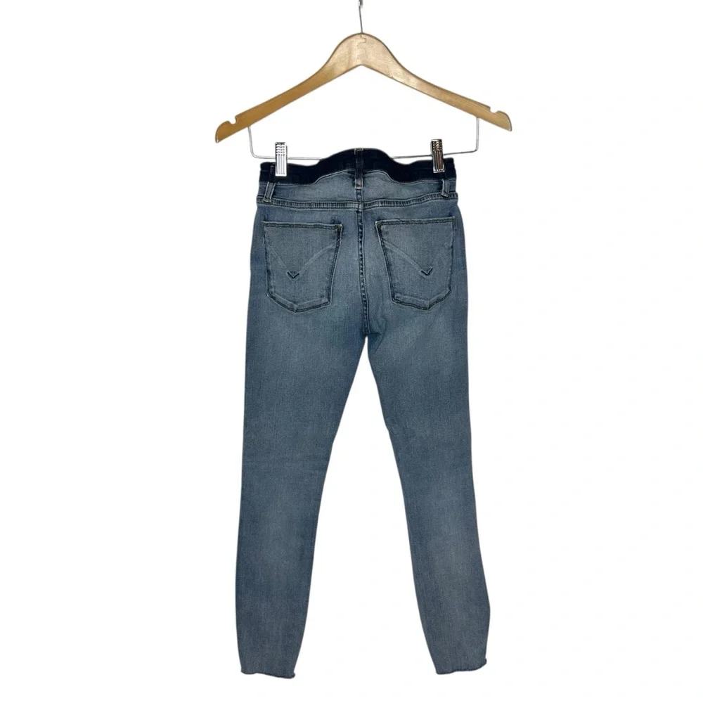 Hudson Nico Mid Rise Crop Super Skinny Jeans 25 - Picture 4 of 8